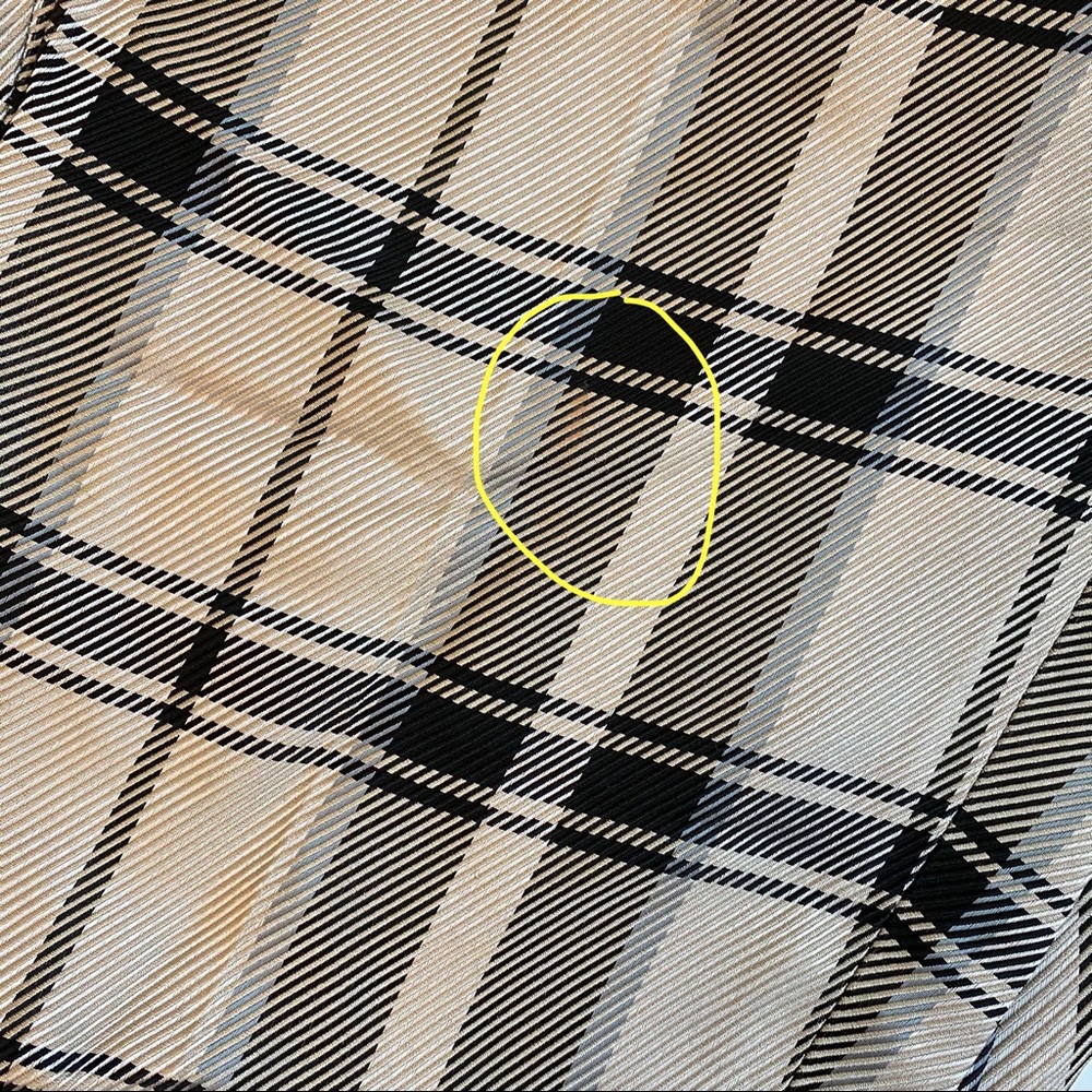 3.1 Phillip Lim Silk Check Trousers Size 2 - Picture 4 of 8